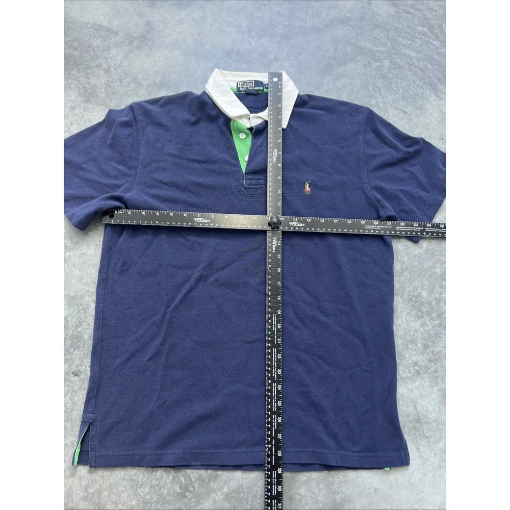 Vintage Polo Ralph Lauren Size Large White Collar With Pony Embroidery